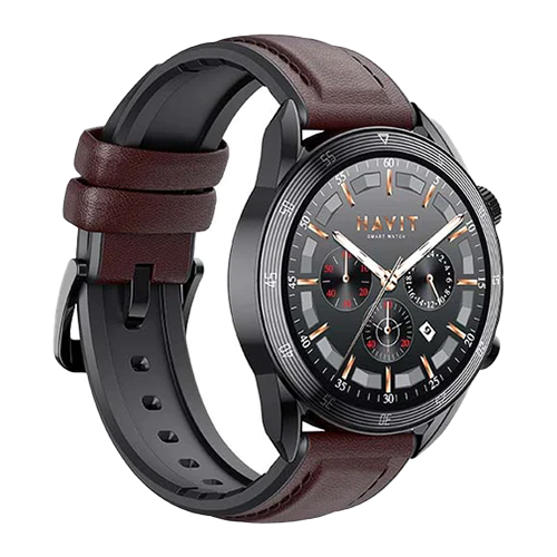 HAVIT Fitness AMOLED M9030Pro Smartwatch | Leather Straps - Express Mart Kenya