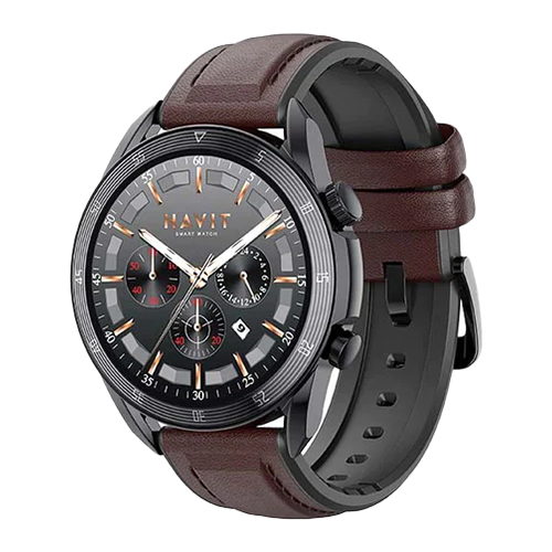 HAVIT Fitness AMOLED M9030Pro Smartwatch | Leather Straps - Express Mart Kenya