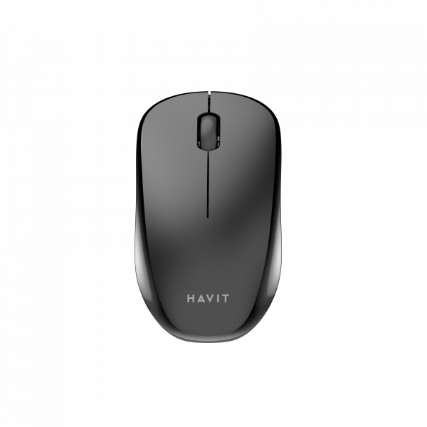HAVIT Ergonomic Wireless Mouse | RF2.4Ghz-Black - Express Mart Kenya