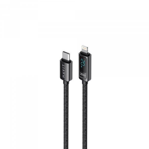 HAVIT CB6246 SwiftPlug LED Type C to Lightning Cable - Express Mart Kenya