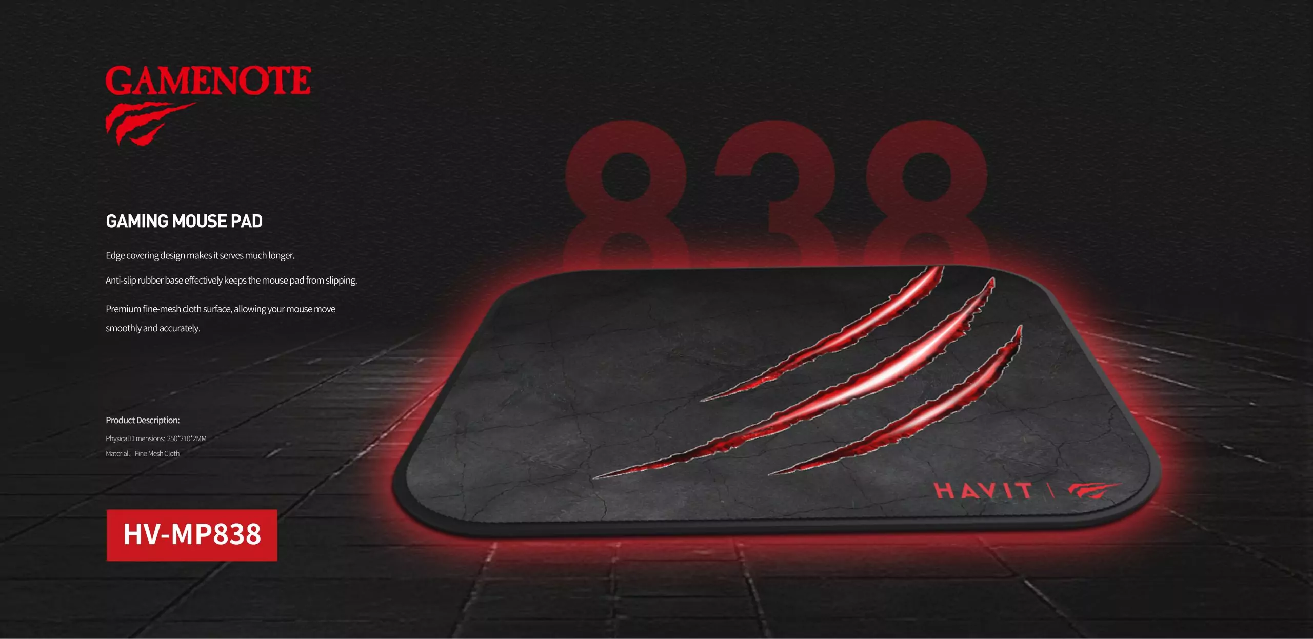 HAVIT SmoothTrac Mouse Mat HVMP838 - Express Mart Kenya